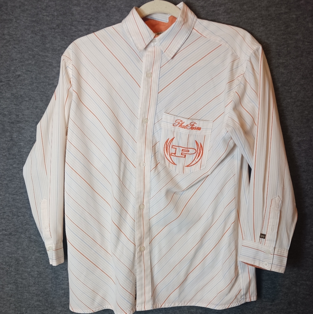 phat farm Vintage Long  Sleeve Button Down shirt medium Multiple Colors